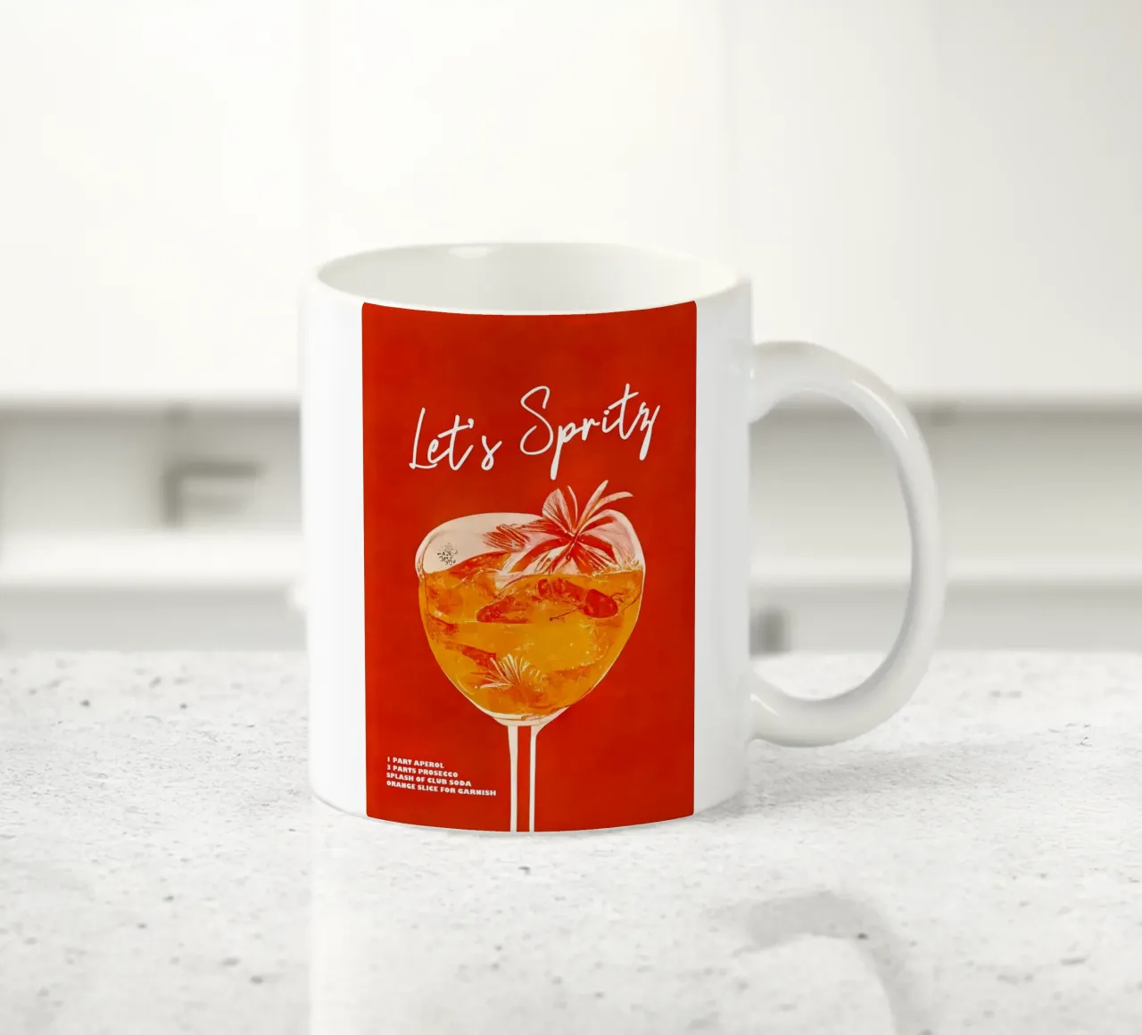 spritz Aperol tazza in ceramica da John C Labut