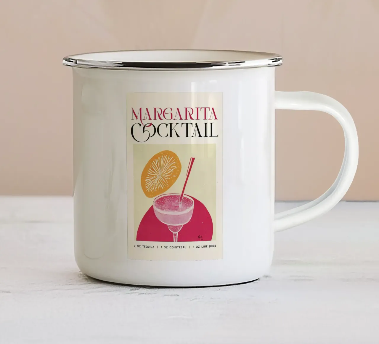 margarita tazza in smalto da John C Labut