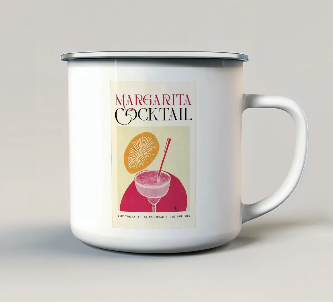 margarita tazza in smalto da John C Labut