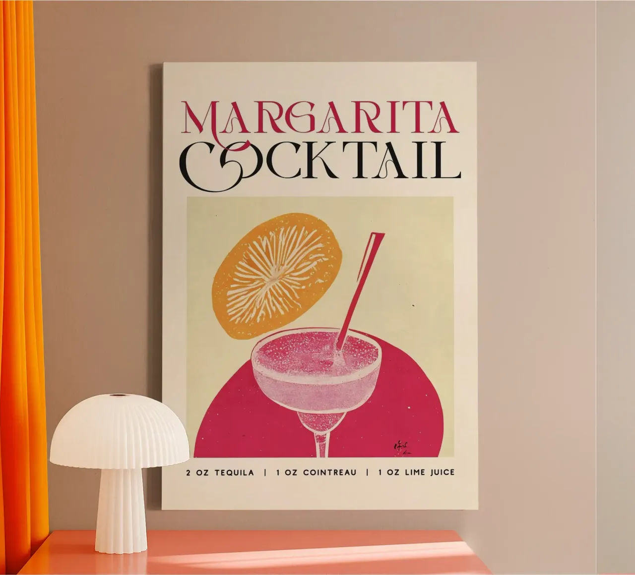 margarita tela con Cornice a cassetta da John C Labut