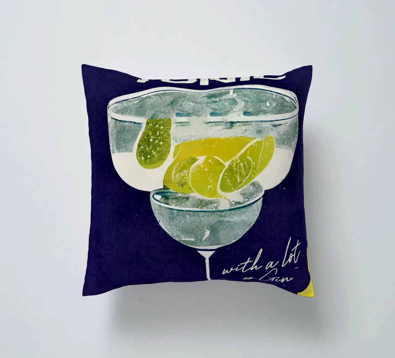 gin tonic cuscino da John C Labut