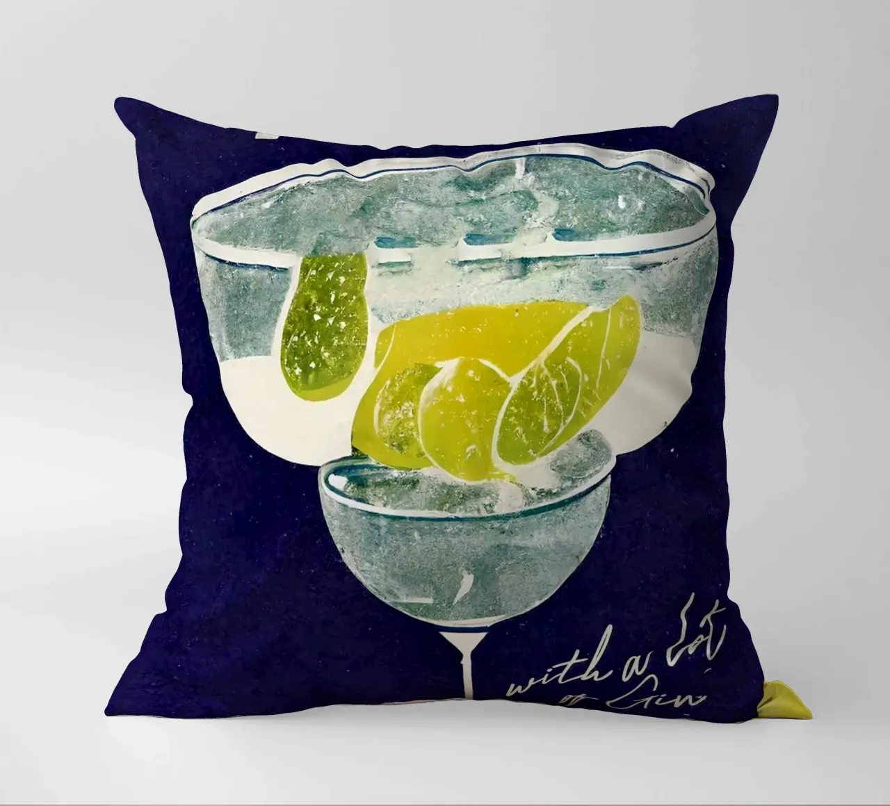 gin tonic cuscino da John C Labut