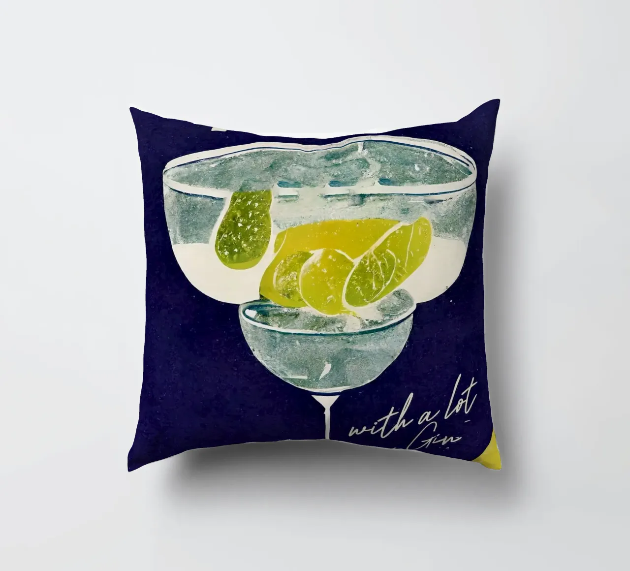 gin tonic cuscino da John C Labut