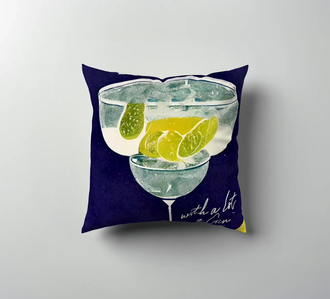 gin tonic cuscino da John C Labut