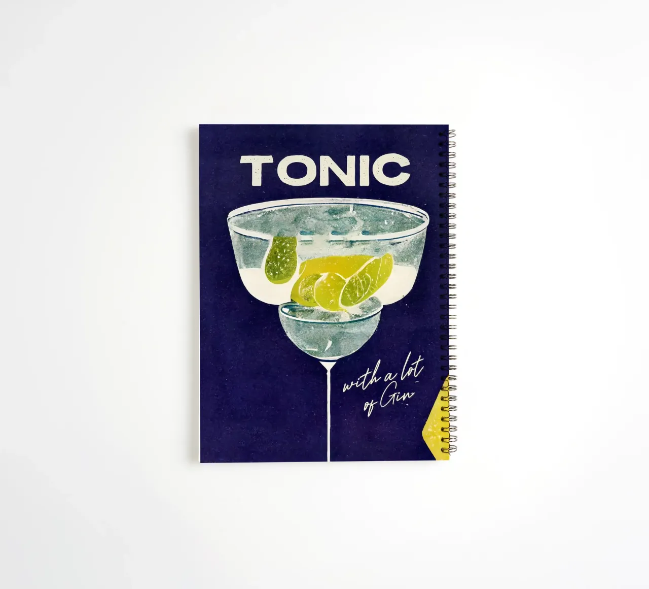 gin tonic spiral notebook by John C Labut