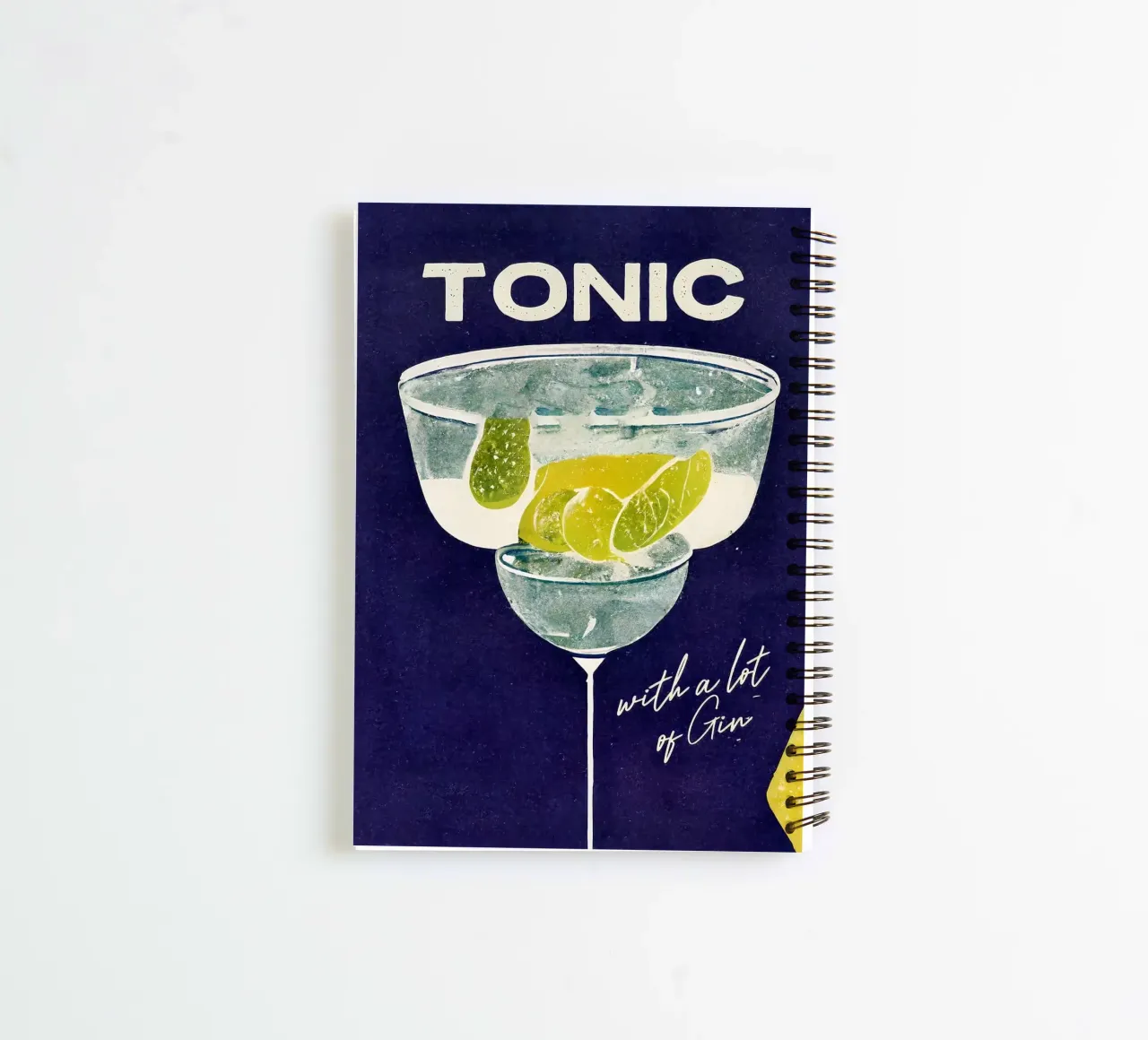 gin tonic spiral notebook by John C Labut