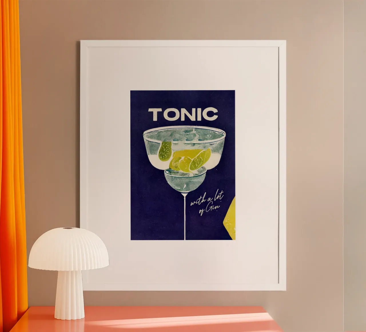 gin tonic poster da John C Labut