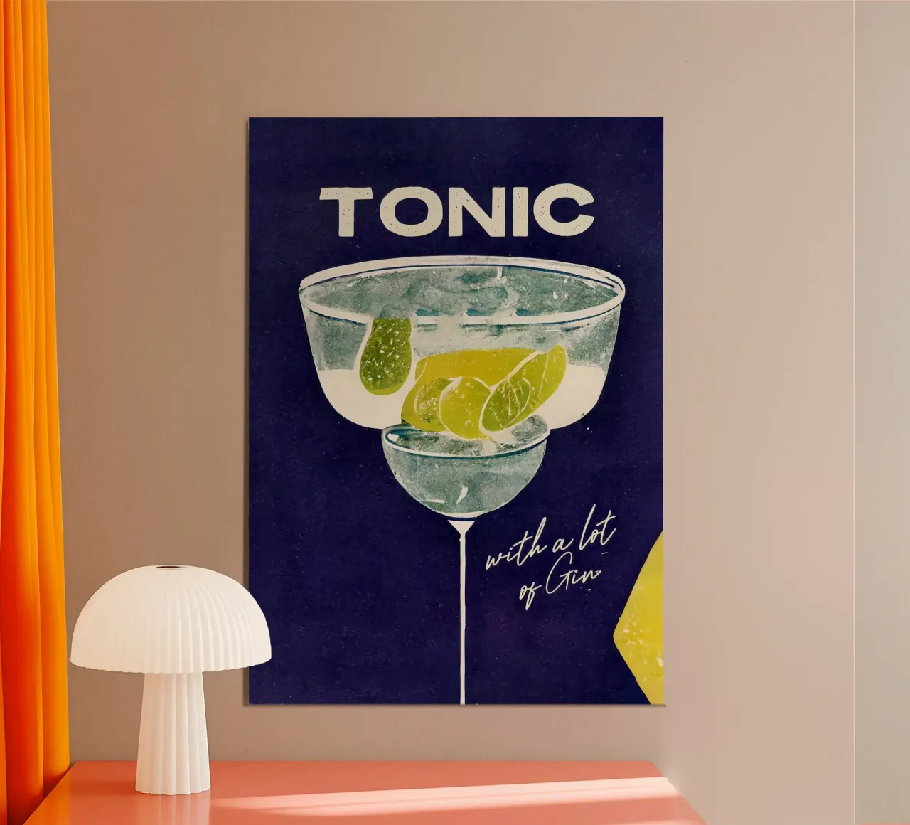 gin tonic poster da John C Labut