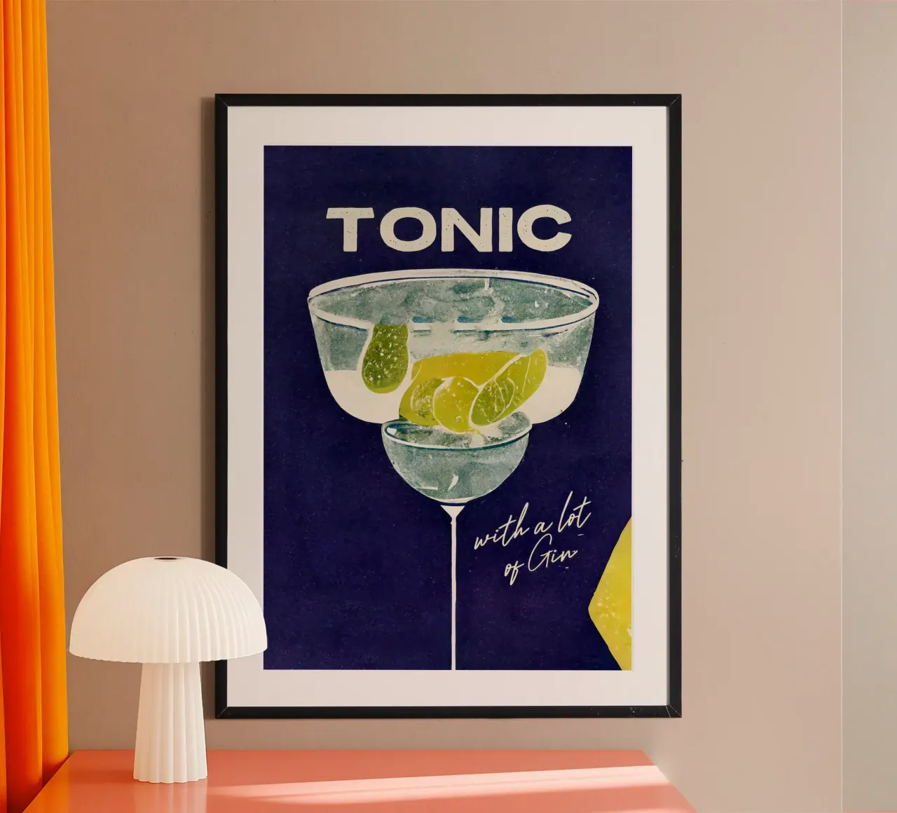 gin tonic poster da John C Labut
