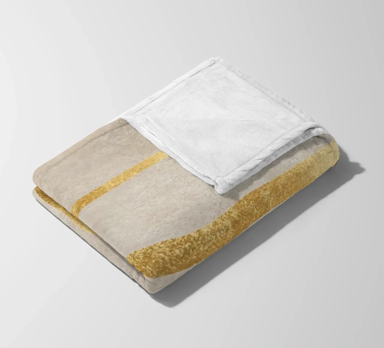abstract art shapes black with gold coperta in pile da vintageshop