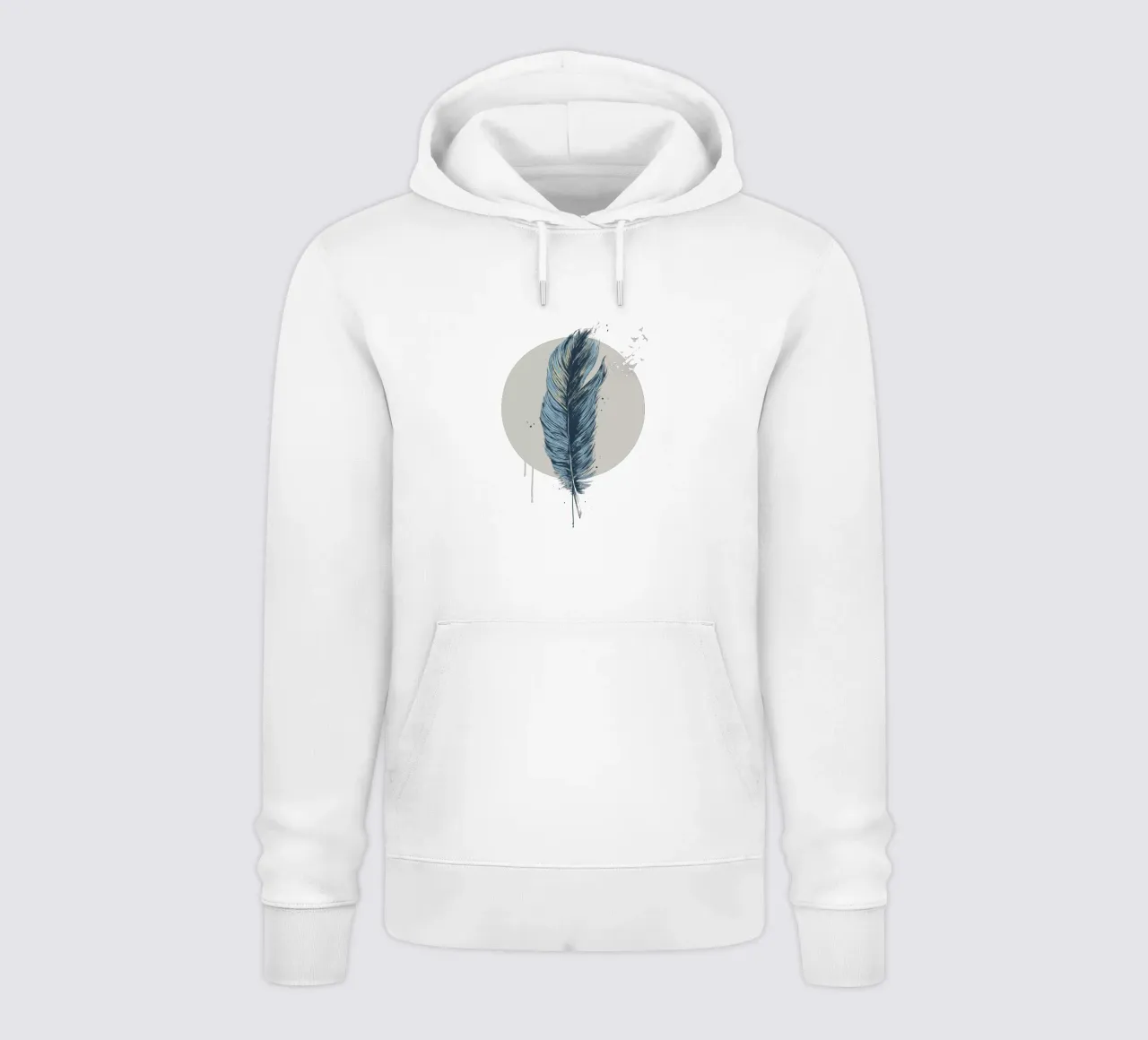 Feather In A Circle felpa con cappuccio da Balazs Solti