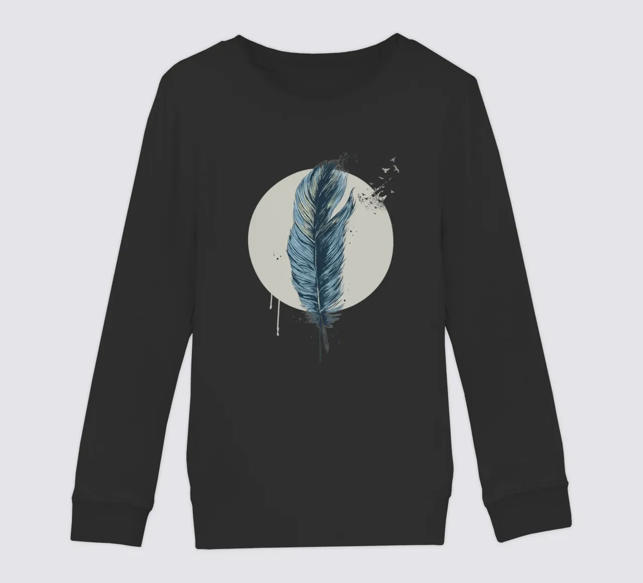 Feather In A Circle felpa bambino da Balazs Solti