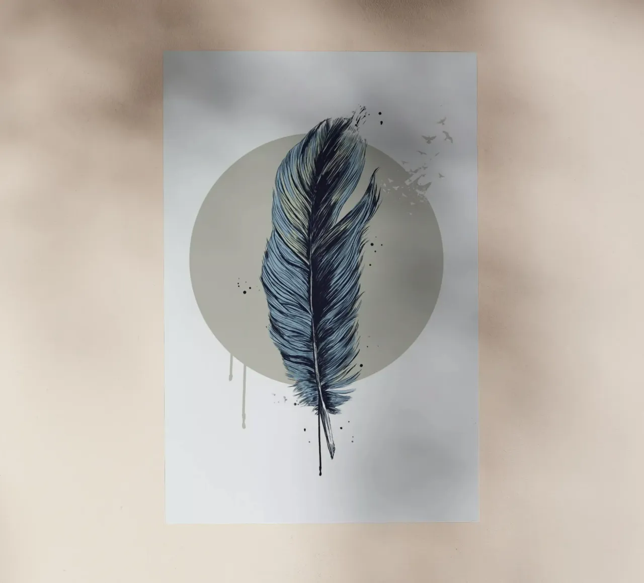 Feather In A Circle pellicola backlit da Balazs Solti