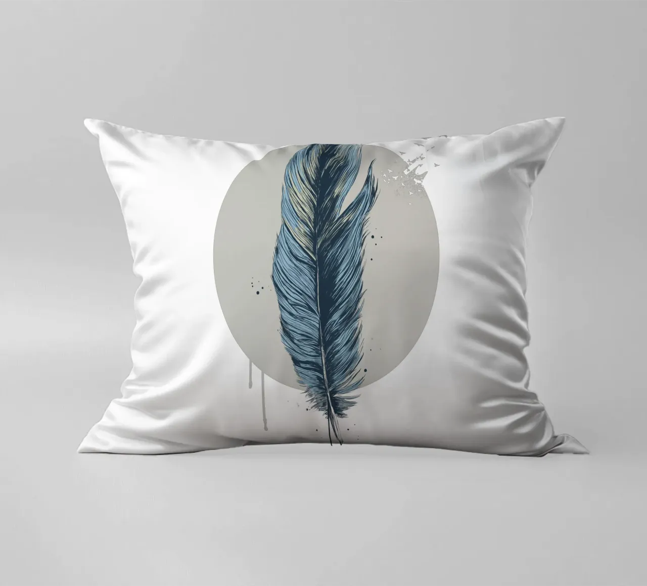 Feather In A Circle cuscino da Balazs Solti