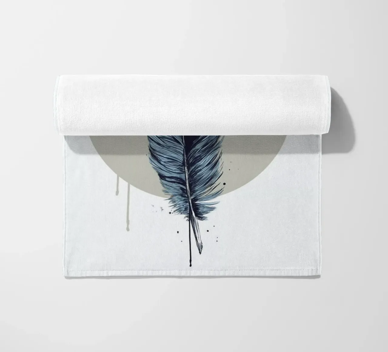 Feather In A Circle telo mare da Balazs Solti