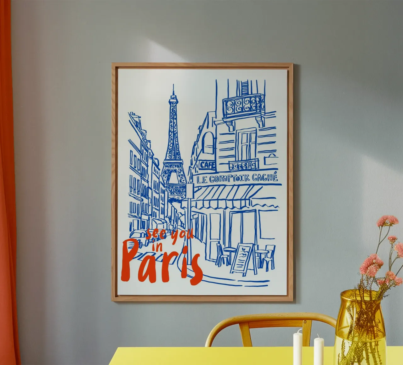 see you in Paris alluminio dibond da ramosashop