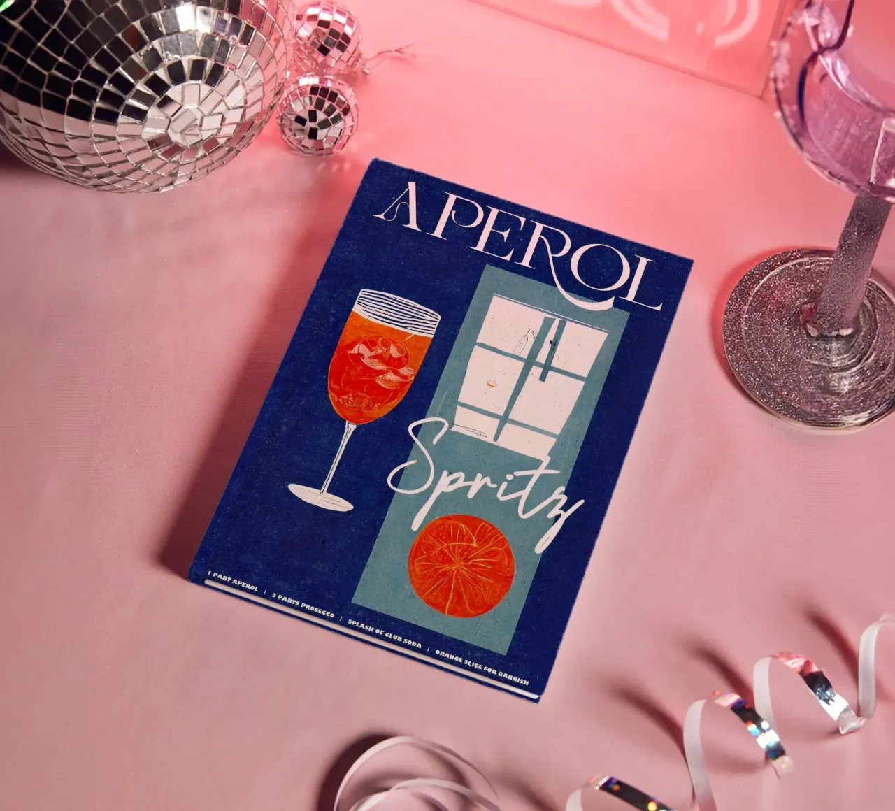 cocktail Aperol notebook by John C Labut