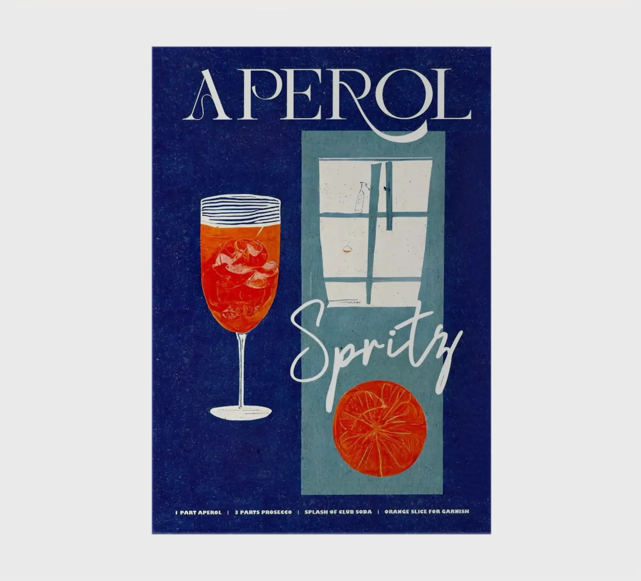 cocktail Aperol notebook by John C Labut
