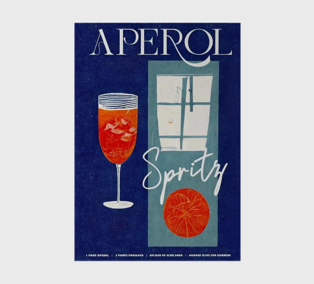 cocktail Aperol notebook by John C Labut