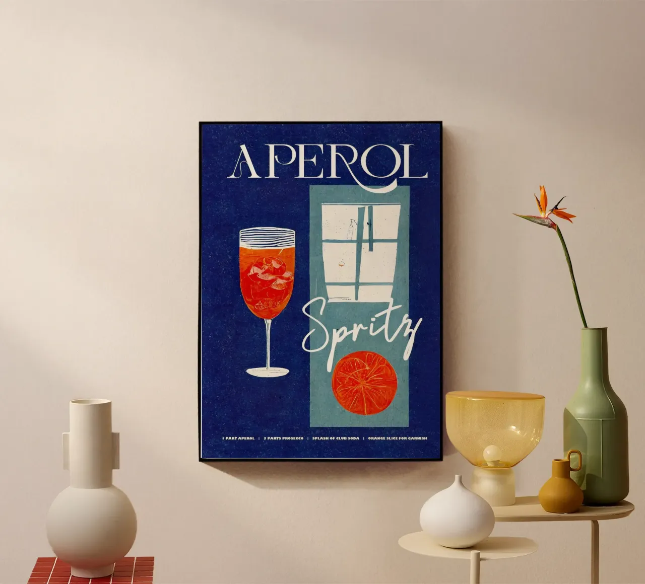 cocktail Aperol plexiglass da John C Labut