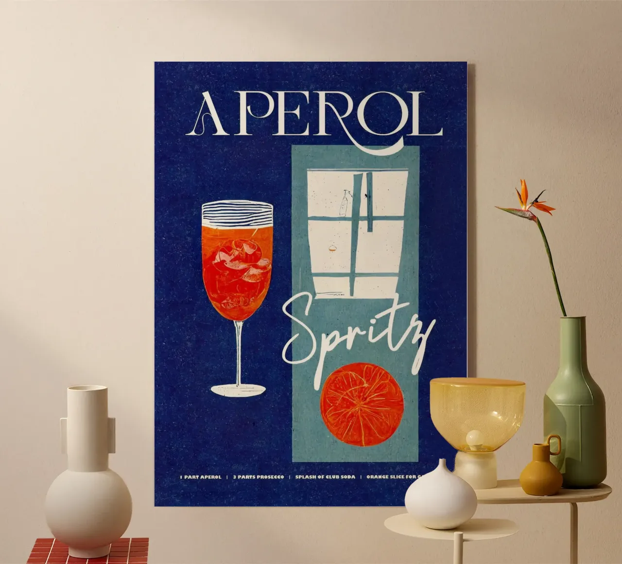 cocktail Aperol plexiglass da John C Labut