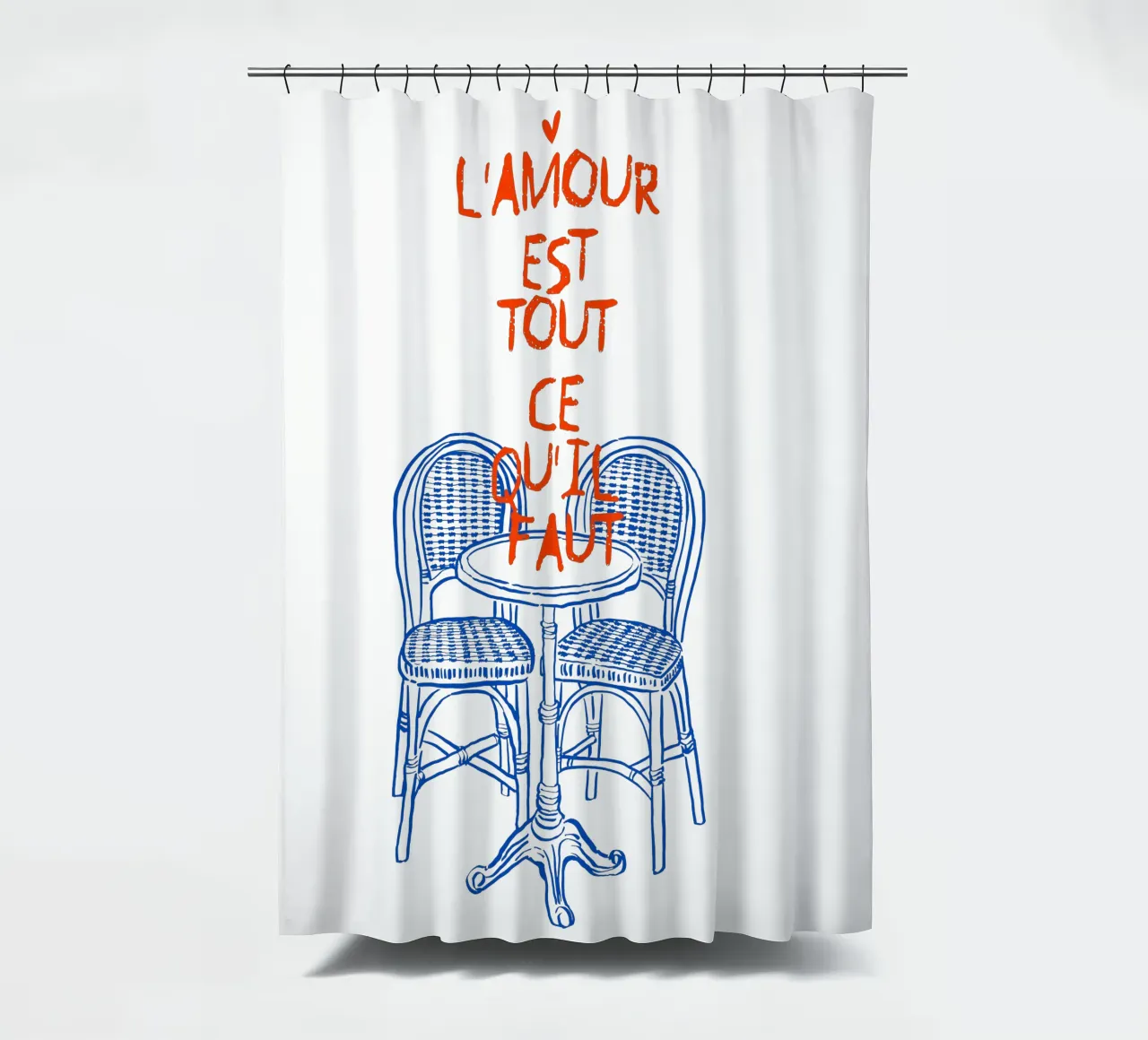 Love is all you need Duschvorhang von ramosashop