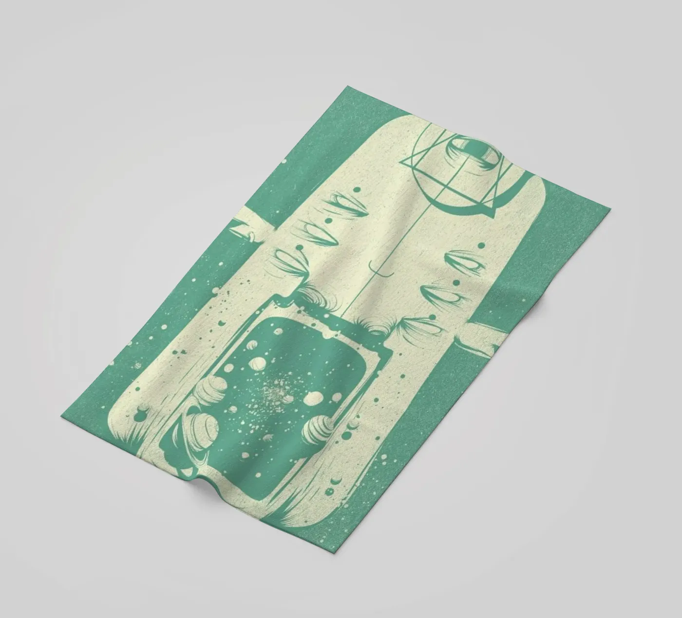 GODS 2 beach towel by Caio Beltrão