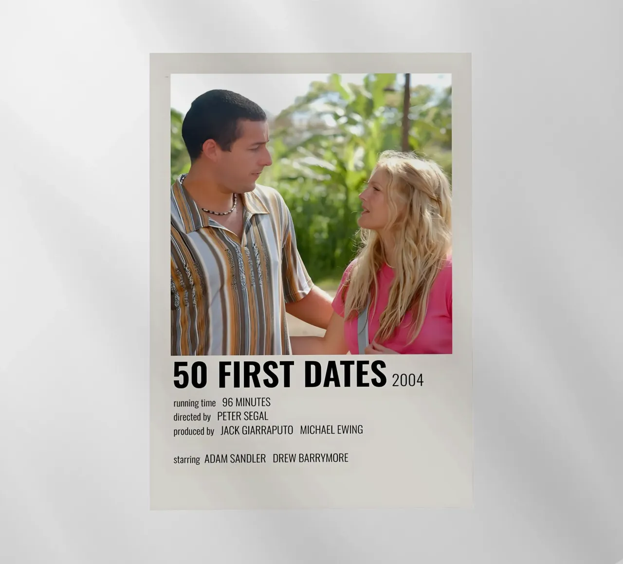 50 FIRST DATES 2004 pellicola backlit da MVFminimalist