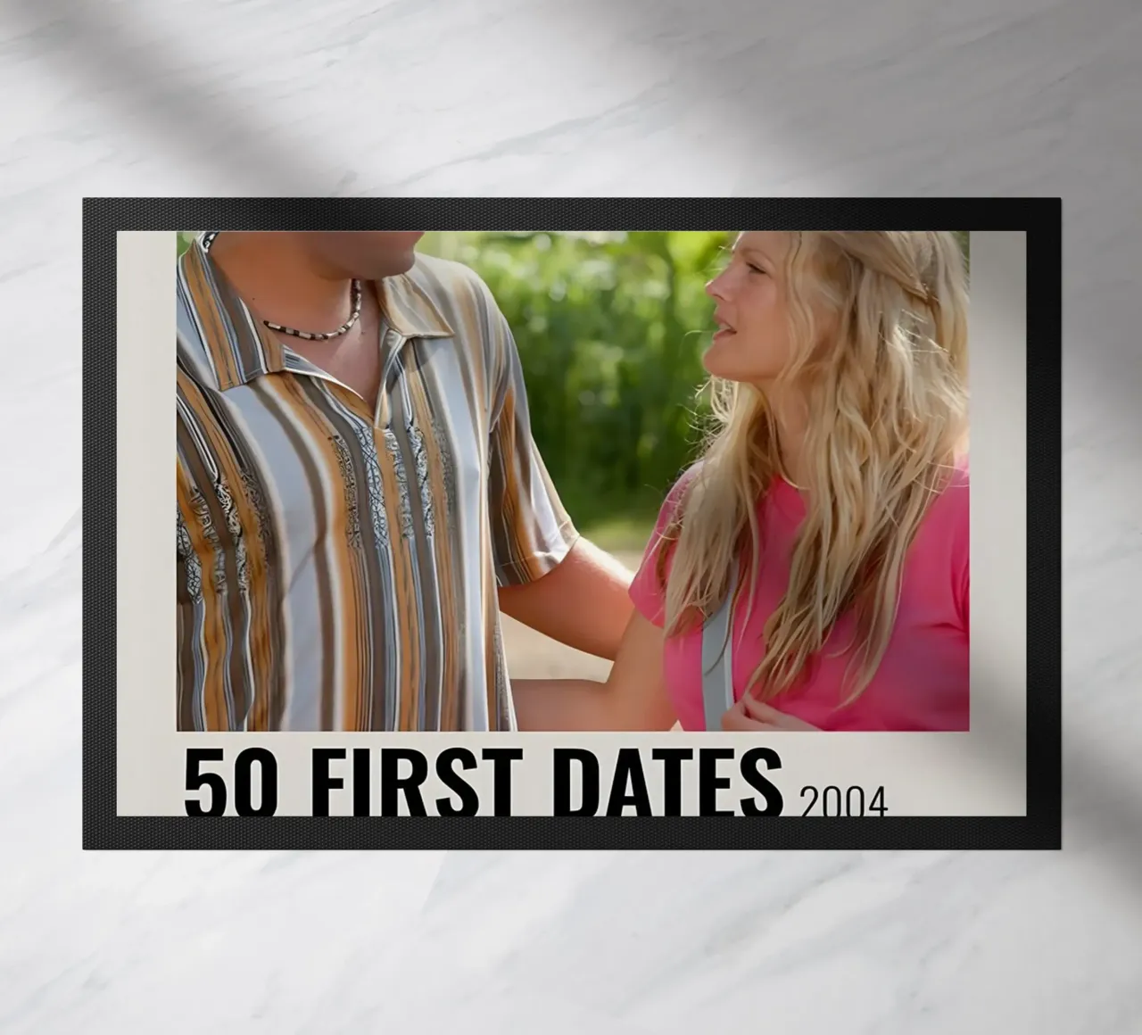 50 FIRST DATES 2004 doormat by MVFminimalist