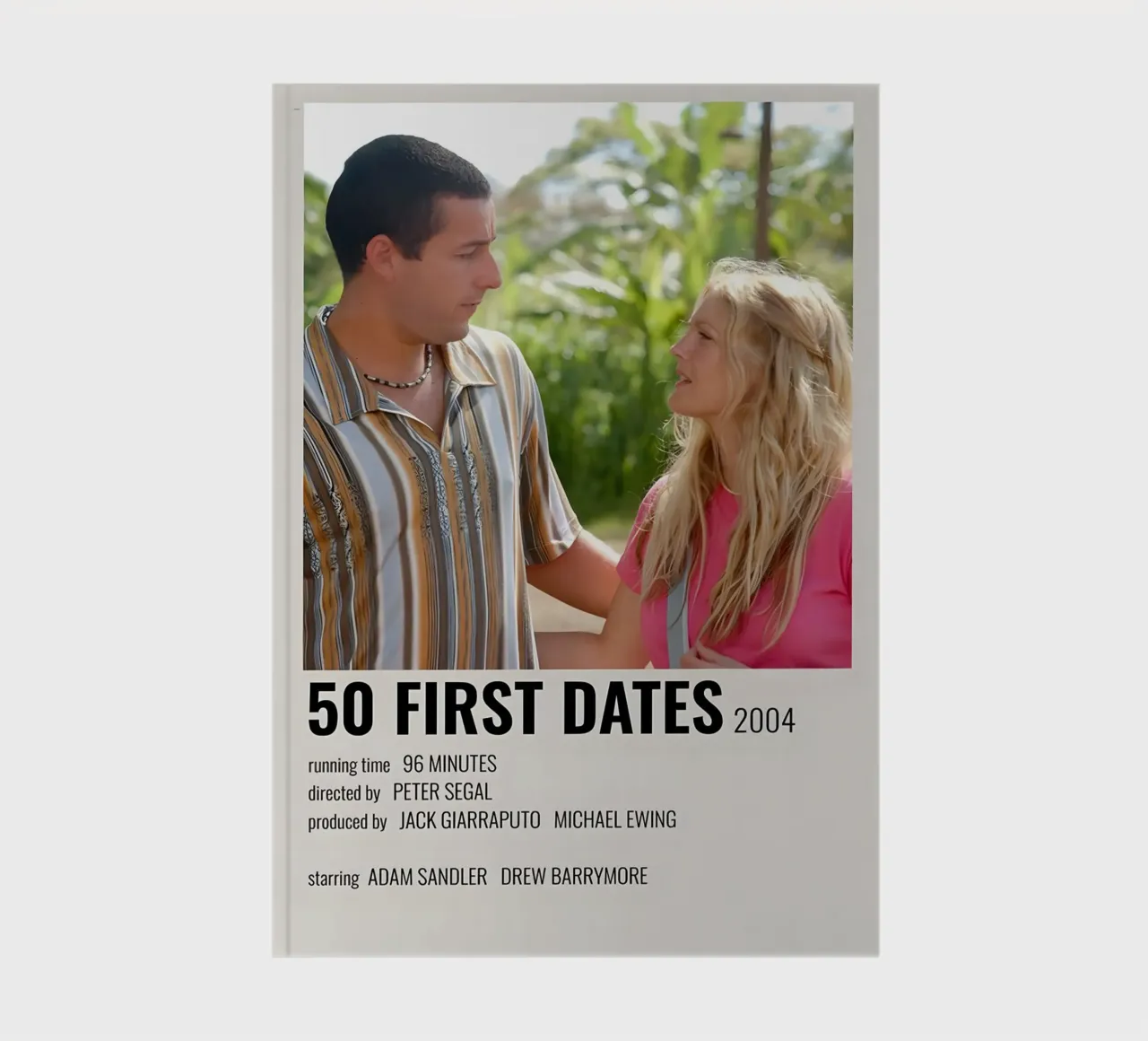 50 FIRST DATES 2004 notebook by MVFminimalist