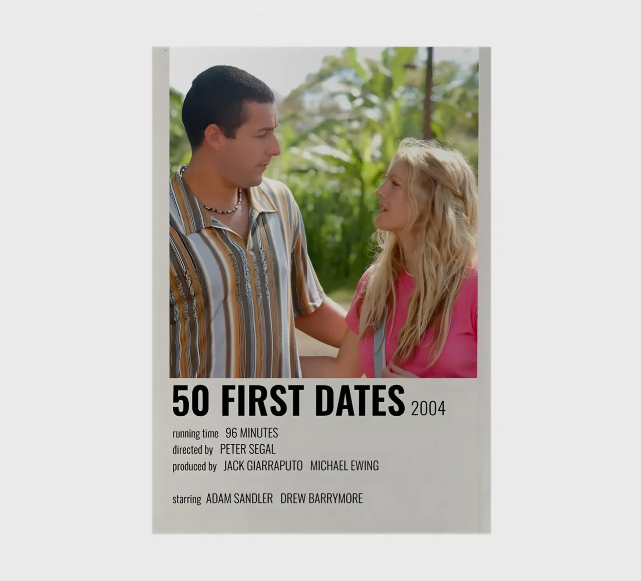 50 FIRST DATES 2004 notebook by MVFminimalist