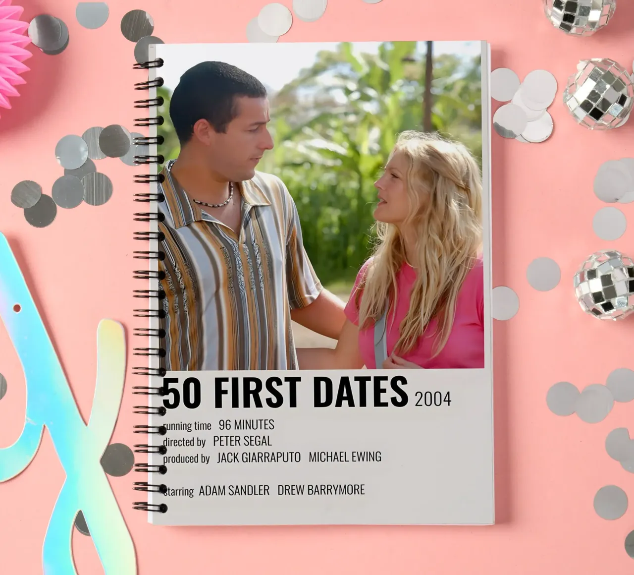50 FIRST DATES 2004 spiral notebook by MVFminimalist