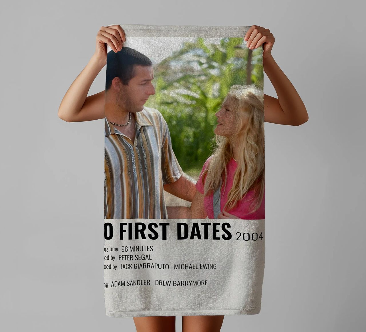 50 FIRST DATES 2004 asciugamano da bagno da MVFminimalist
