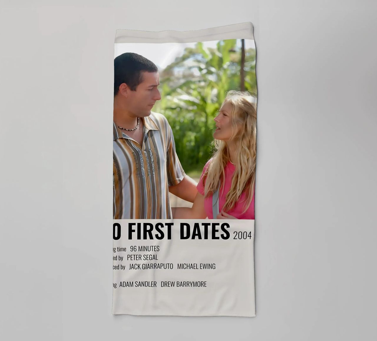 50 FIRST DATES 2004 asciugamano da bagno da MVFminimalist