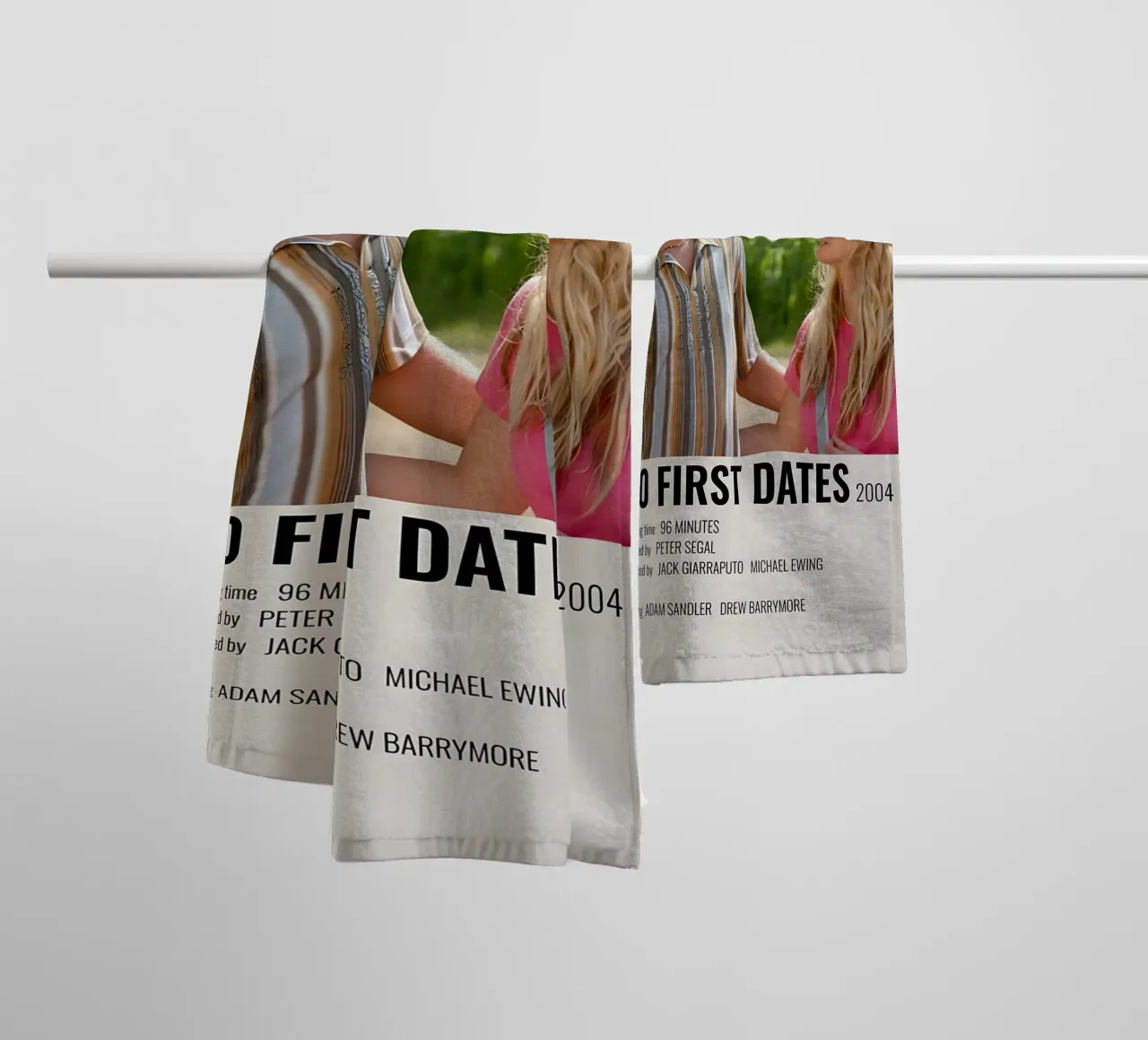 50 FIRST DATES 2004 towel by MVFminimalist