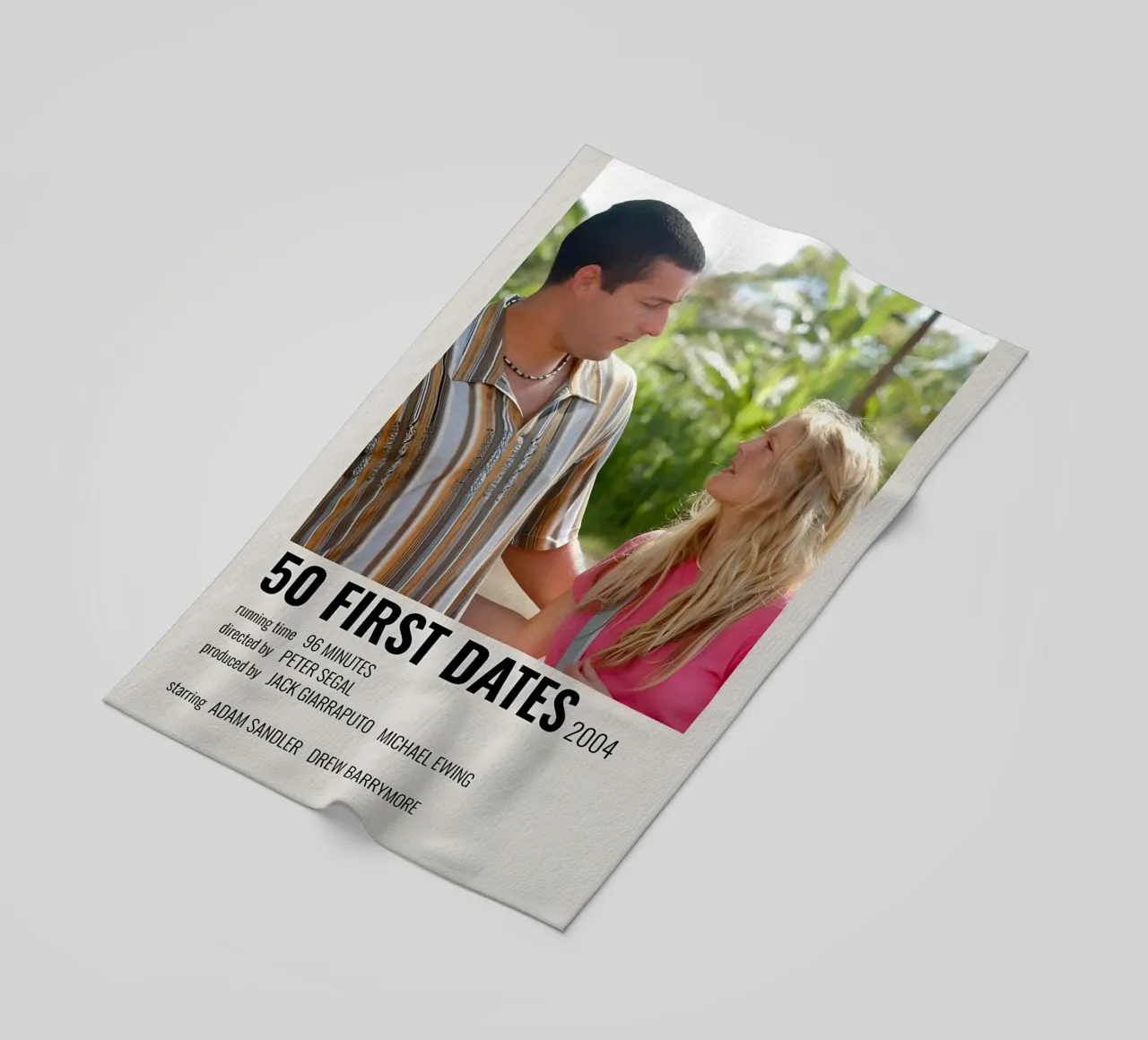 50 FIRST DATES 2004 strandhanddoek van MVFminimalist