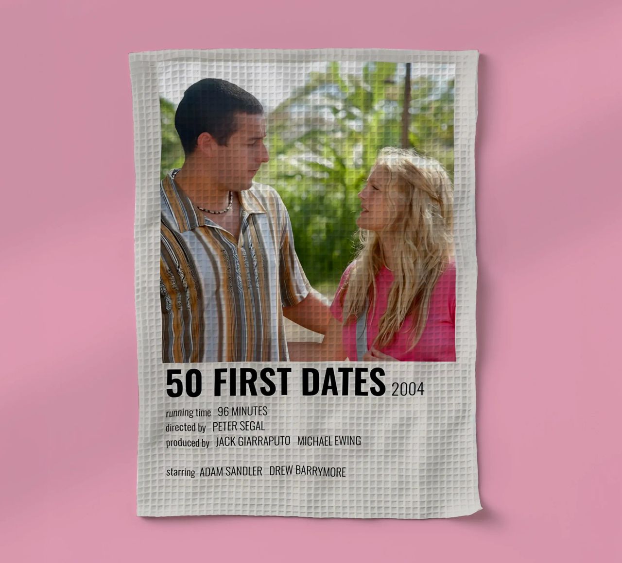 50 FIRST DATES 2004 canovaccio da cucina da MVFminimalist
