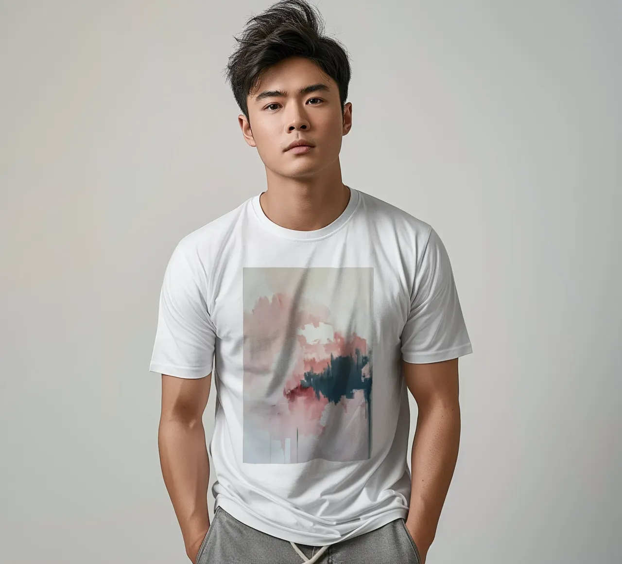 Rosenwasser Nebel Blüte T-Shirt von Dream Spectrum