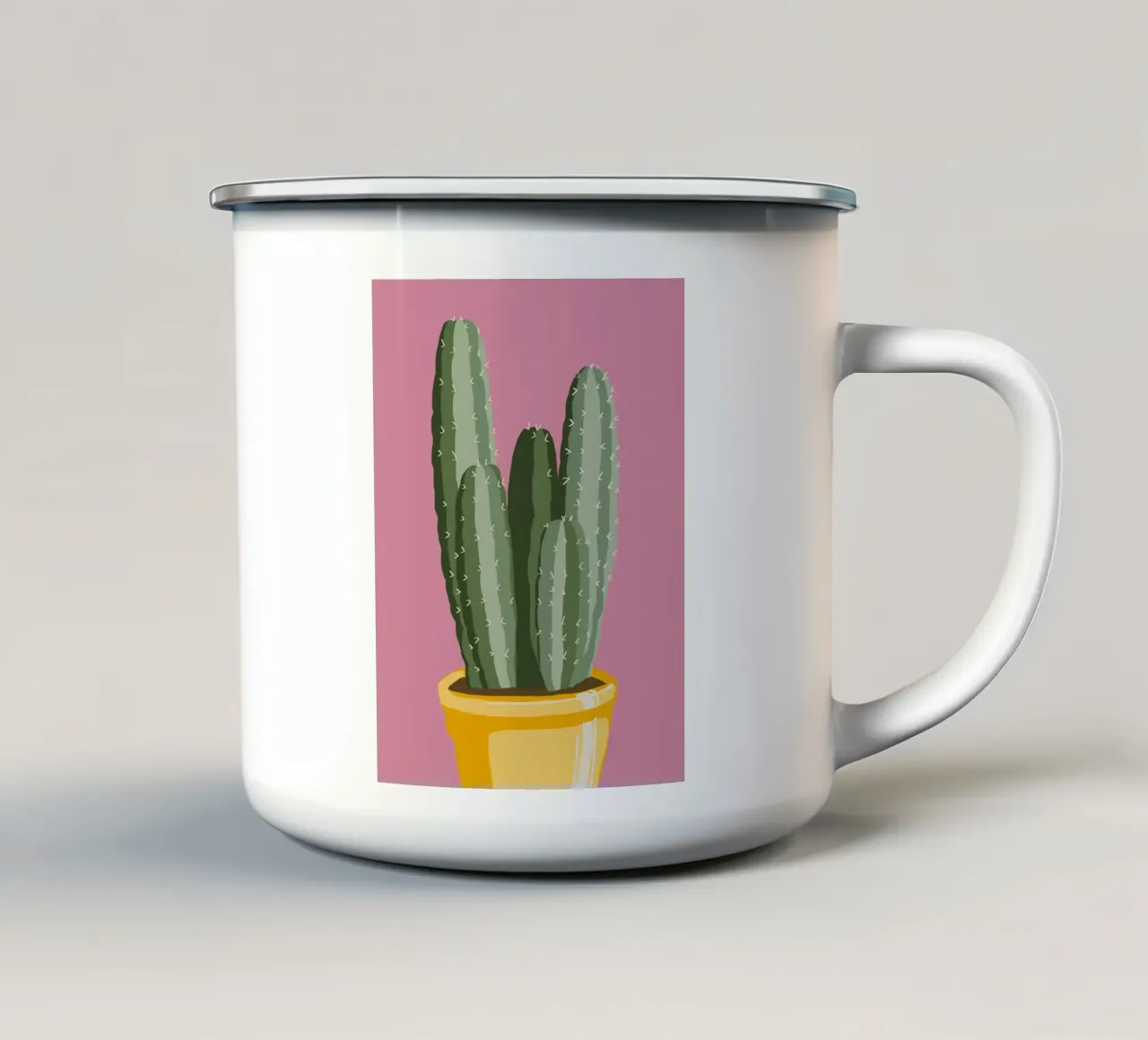 Cactus 03 tazza in smalto da Little Dean