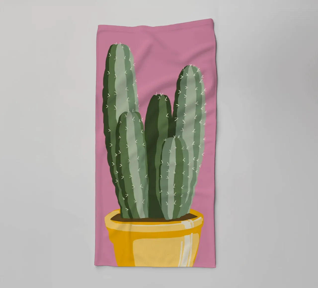 Cactus 03 asciugamano da bagno da Little Dean