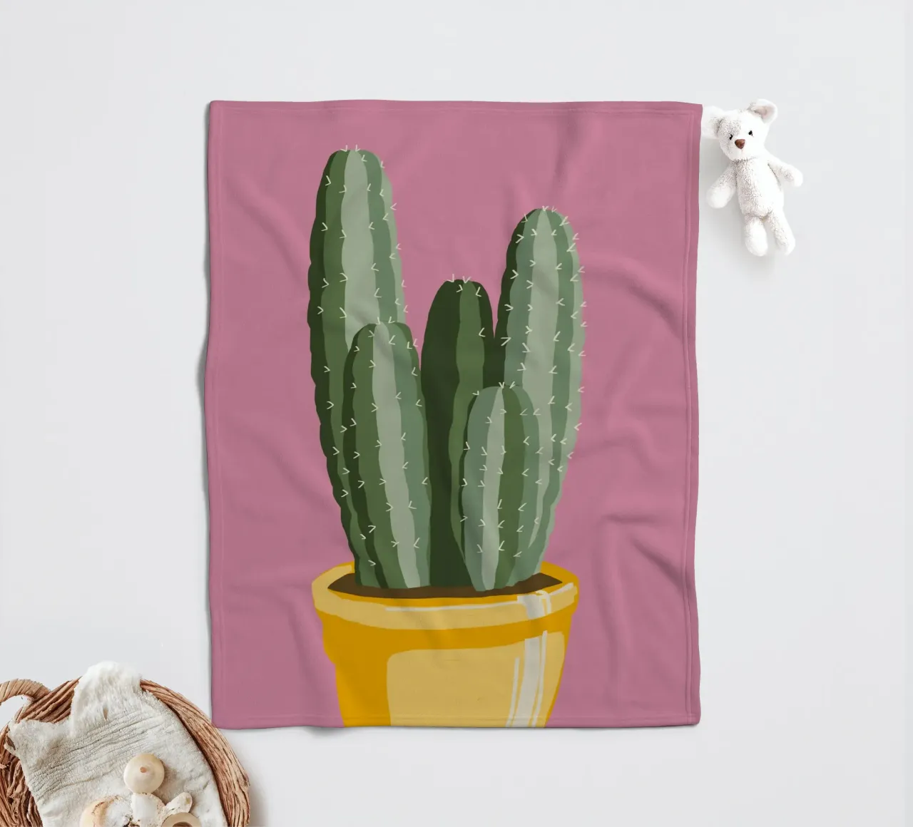 Cactus 03 coperta in pile da Little Dean