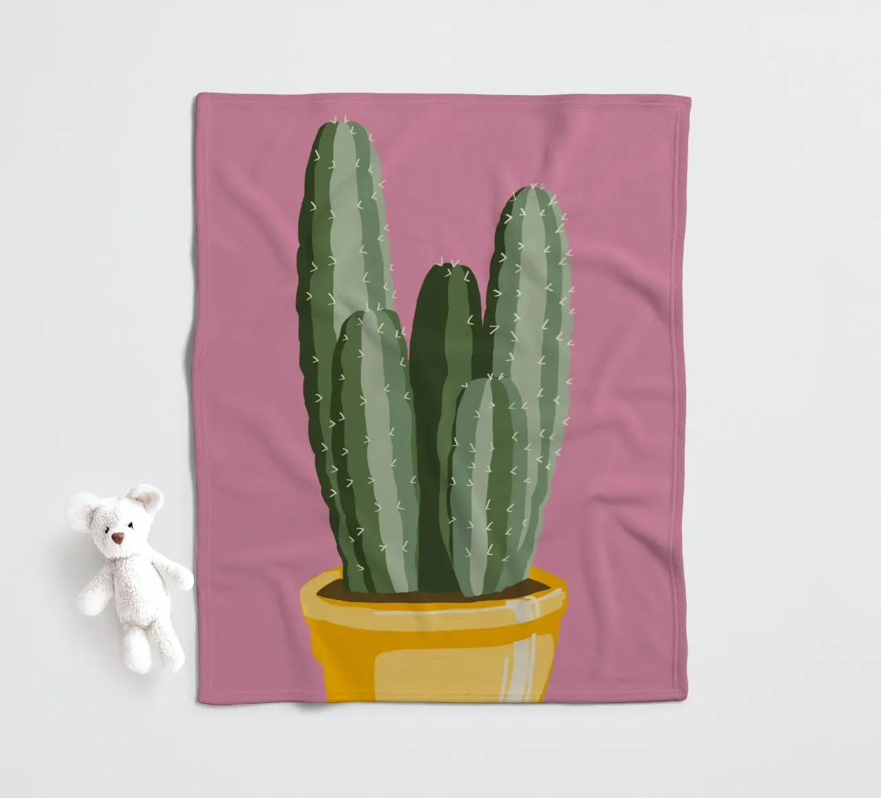 Cactus 03 coperta in pile da Little Dean
