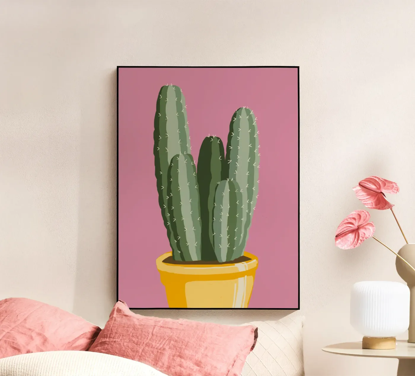 Cactus 03 acrylic glass by Little Dean