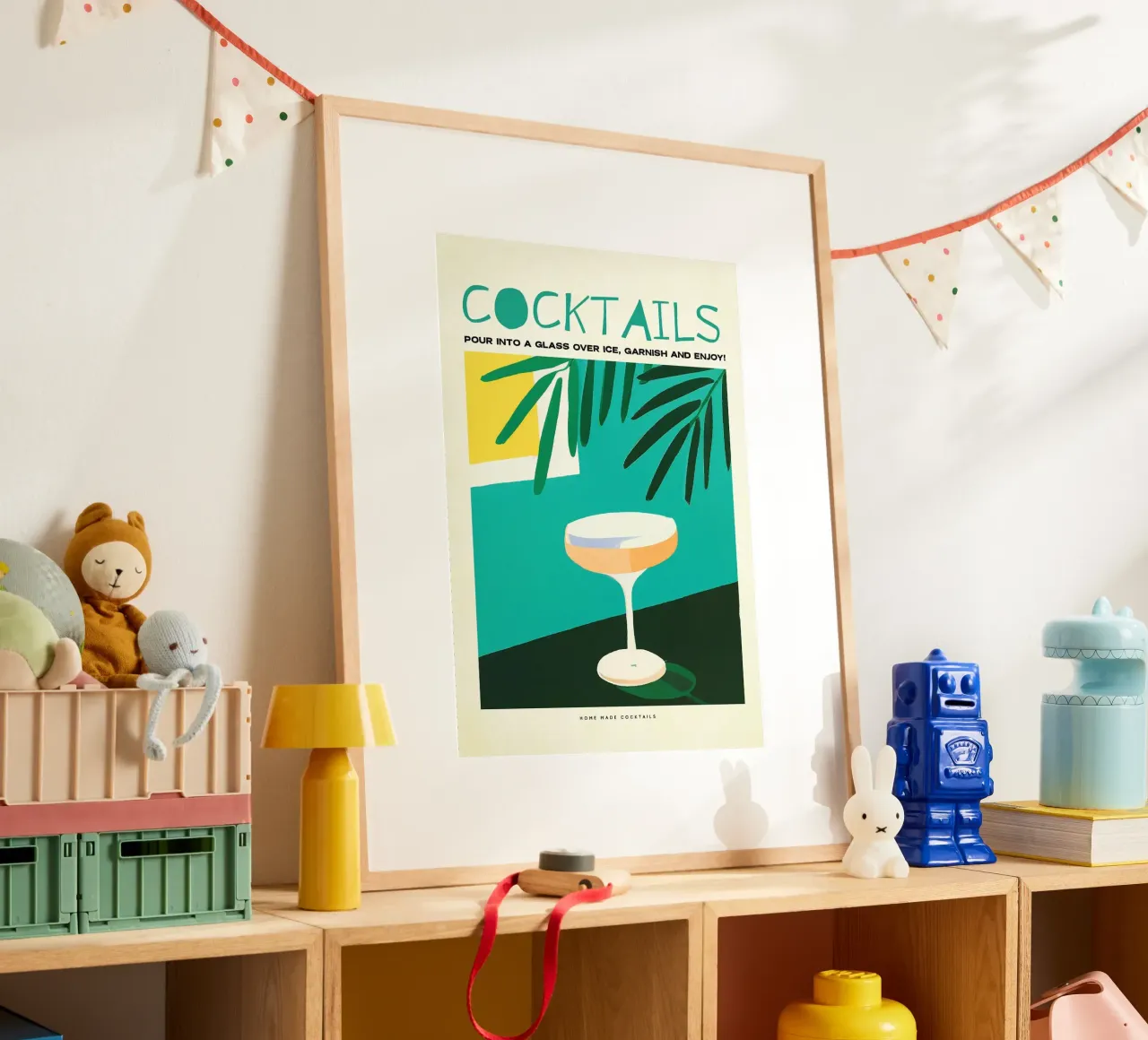 bicchiere da cocktail poster da John C Labut