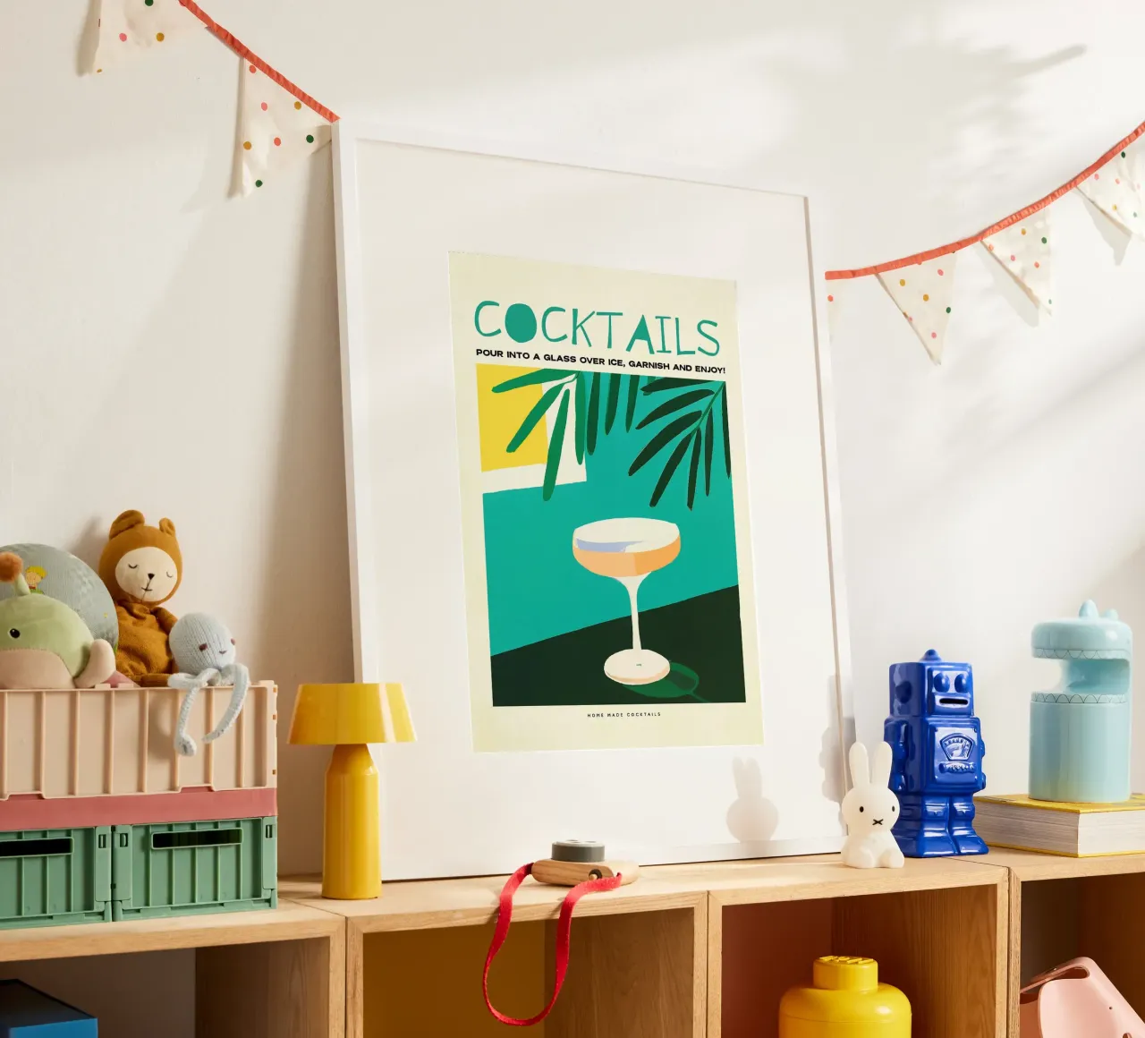 bicchiere da cocktail poster da John C Labut