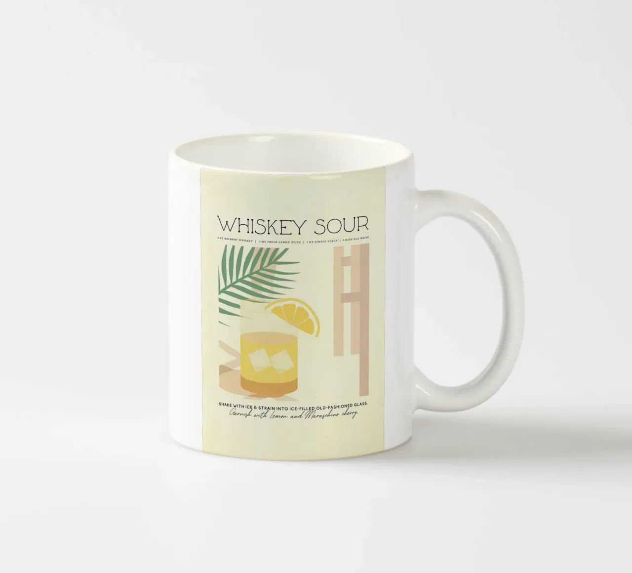 whisky sour tazza in ceramica da John C Labut