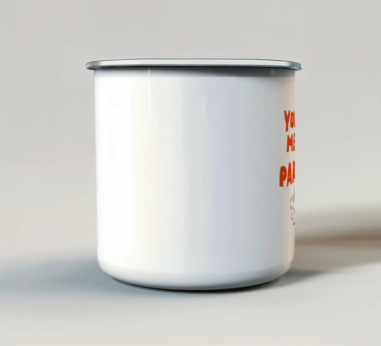 You, Me, Paris. tazza in smalto da ramosashop