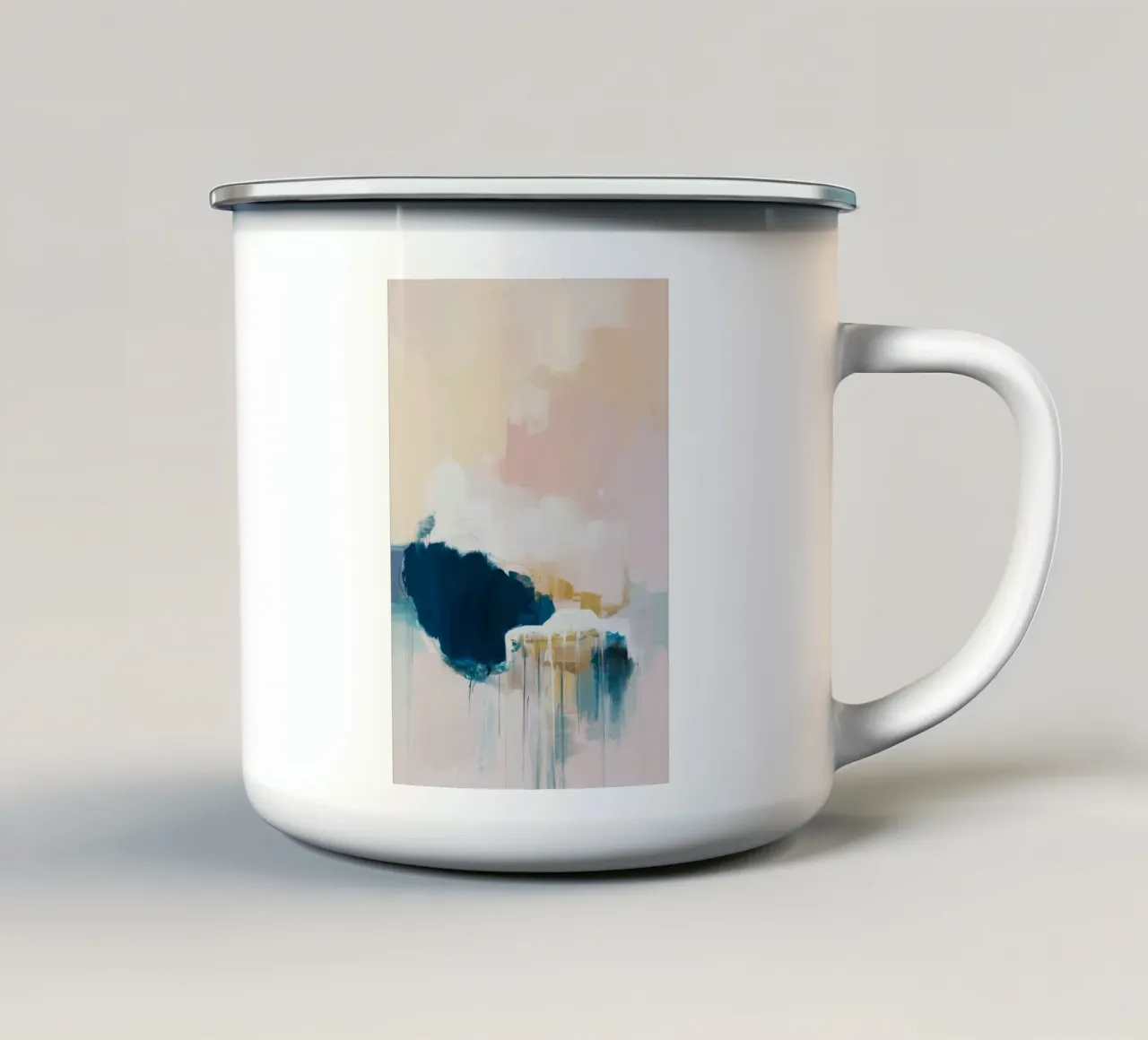 Indigosee-Tiefe Emaille Tasse von Dream Spectrum
