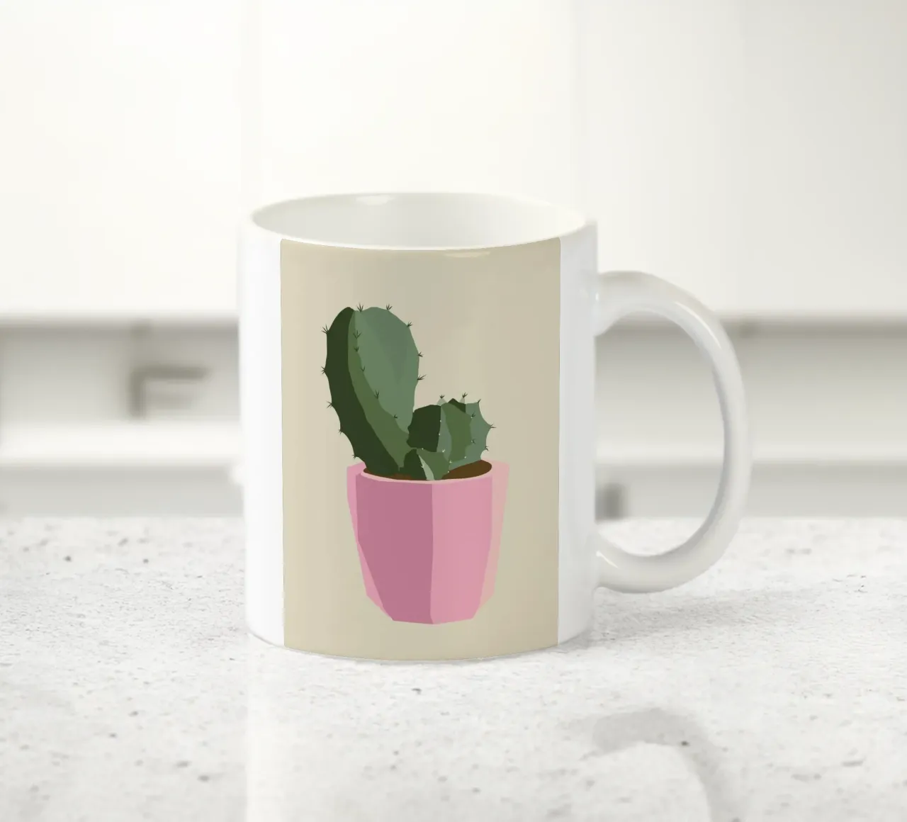 Cactus 04 tazza in ceramica da Little Dean