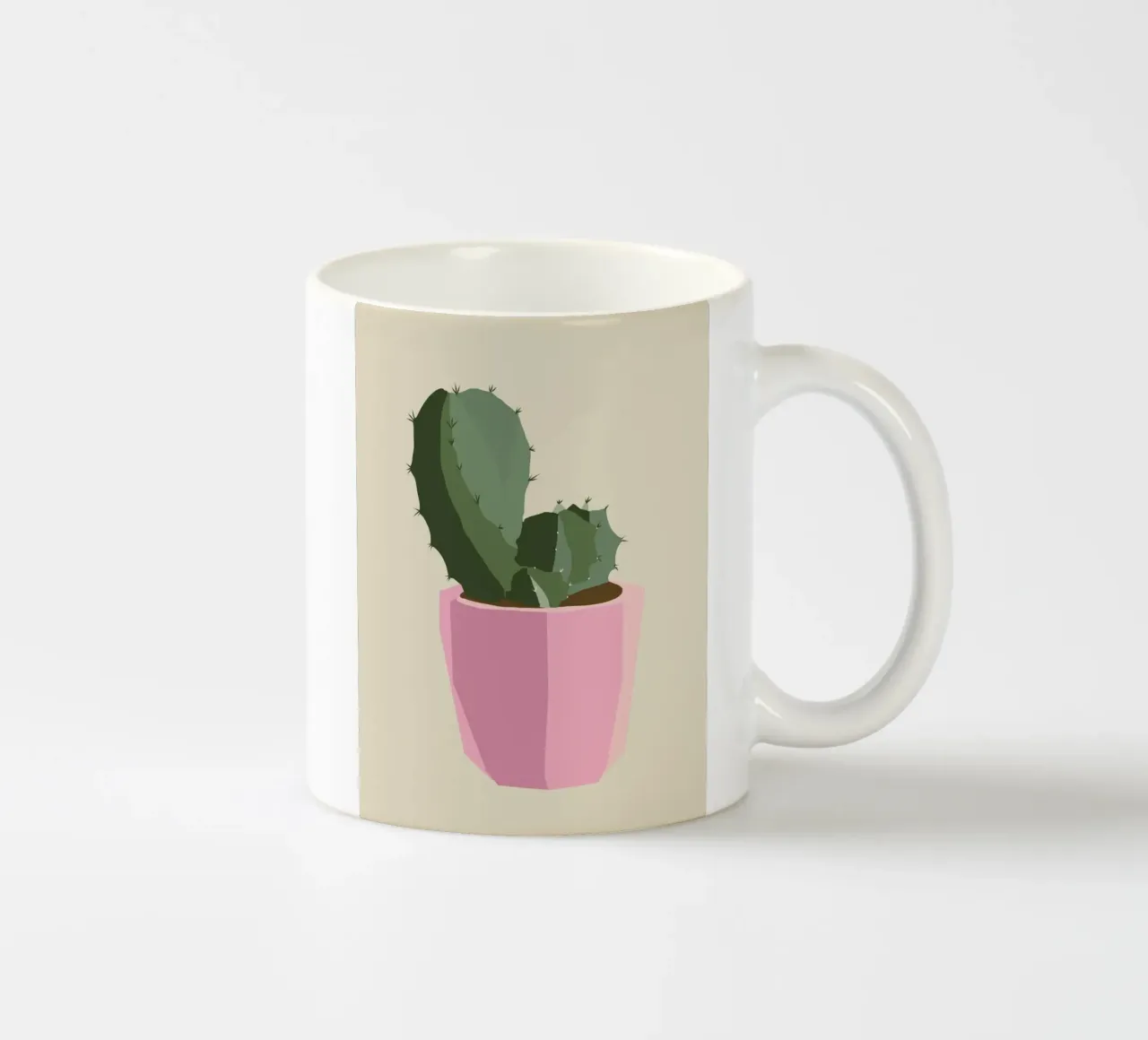 Cactus 04 tazza in ceramica da Little Dean